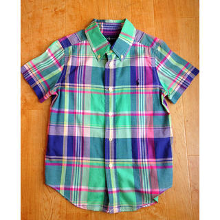 ラルフローレン(Ralph Lauren)のラルフローレン マドラスチェックシャツ 110㎝(ドレス/フォーマル)