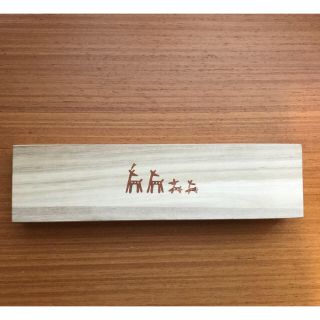 ムジルシリョウヒン(MUJI (無印良品))のなっち様　　中川政七商店  鹿の家族  箸置きセット(カトラリー/箸)