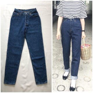 リーバイス(Levi's)の希少 濃紺 USA製 90sビンテージ リーバイス17501 ハイウエストデニム(デニム/ジーンズ)