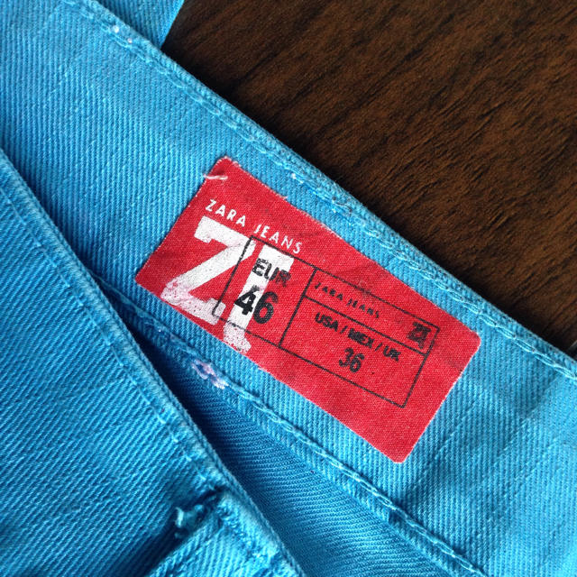 ZARA(ザラ)のSALE ZARA ブルーパンツ メンズのパンツ(デニム/ジーンズ)の商品写真