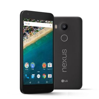 エルジーエレクトロニクス(LG Electronics)のNexus 5x SIMフリー 32GB カーボン（グレー）美品(スマートフォン本体)