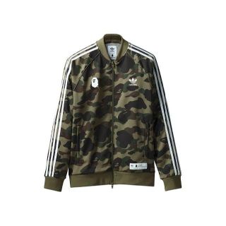 アベイシングエイプ(A BATHING APE)の即発送 希少 2XL ジャケット★BAPE × adidas Track Top(ジャージ)