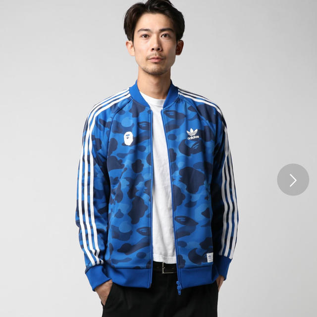 A BATHING APE(アベイシングエイプ)のXXL blue adidas BAPE A Bathing Ape メンズのトップス(ジャージ)の商品写真