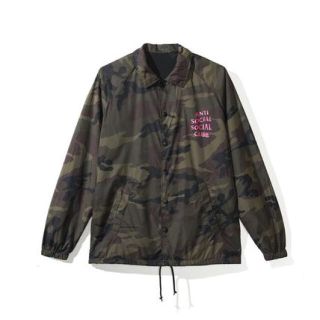 シュプリーム(Supreme)のanti social social club コーチジャケット(ナイロンジャケット)