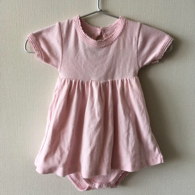 PETIT BATEAU(プチバトー)の++petit bateau プチバトー++ボディドレス キッズ/ベビー/マタニティのベビー服(~85cm)(ロンパース)の商品写真