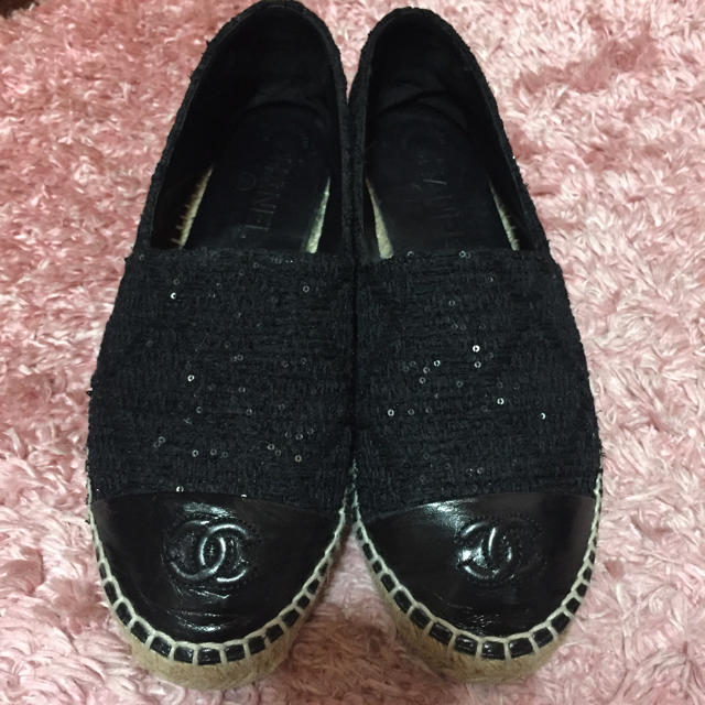 特価商品 CHANEL - 週末お値下げ!美品!♡シャネル エスパドリーユ 37