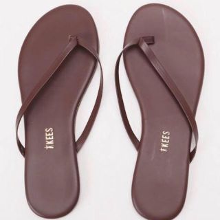 プラージュ(Plage)のゆか様専用 Tkees ビーチサンダル ブラウン 36 新品(ビーチサンダル)