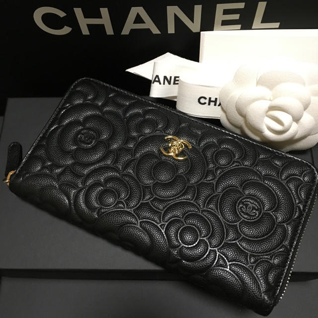 特価 CHANEL - 新品❤︎シャネル カメリア長財布の通販 by ぷら