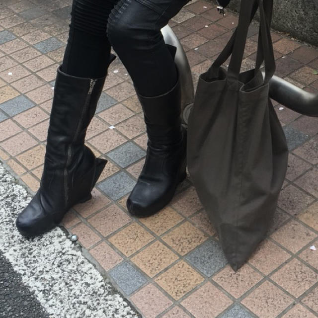 Rick Owens ターボウェッジソールヒールブーツ