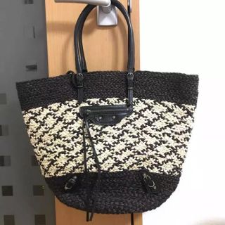 バレンシアガ(Balenciaga)のバレンシアガ  かごバッグ(かごバッグ/ストローバッグ)