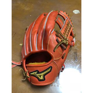 ミズノ(MIZUNO)の硬式ミズノプロ三塁手用［中古品］(グローブ)