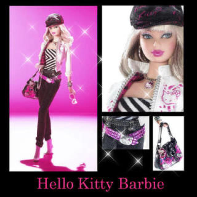 Barbie(バービー)のバービー キティコラボ 人形  エンタメ/ホビーのおもちゃ/ぬいぐるみ(キャラクターグッズ)の商品写真