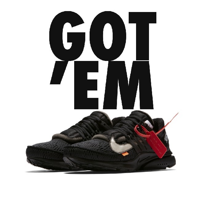 Nike off white presto ナイキ オフホワイト プレスト