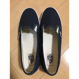 ヴァンズ(VANS)のVANS スリッポン ネイビー 25cm(スリッポン/モカシン)