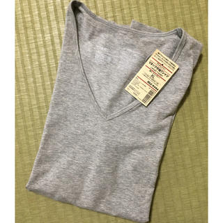 ムジルシリョウヒン(MUJI (無印良品))のタグ付き新品未使用❇︎無印 Vネック半袖Tシャツ MUJI(Tシャツ(半袖/袖なし))