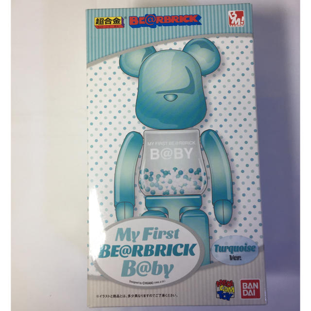 MEDICOM TOY(メディコムトイ)の超合金 MY FIRST BE@RBRICK B@BY turquoise エンタメ/ホビーのおもちゃ/ぬいぐるみ(キャラクターグッズ)の商品写真