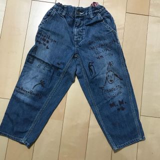 デニムダンガリー(DENIM DUNGAREE)のデニム&ダンガリー キッズデニム7分丈パンツ  130(パンツ/スパッツ)