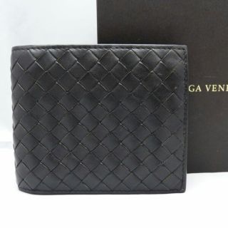 ボッテガヴェネタ(Bottega Veneta)のタイムセール　ボッテガ　イントレチャート　カーフレザー　折り財布　ブラウン(折り財布)