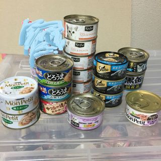 魚 キャットフード 17缶セット(ペットフード)