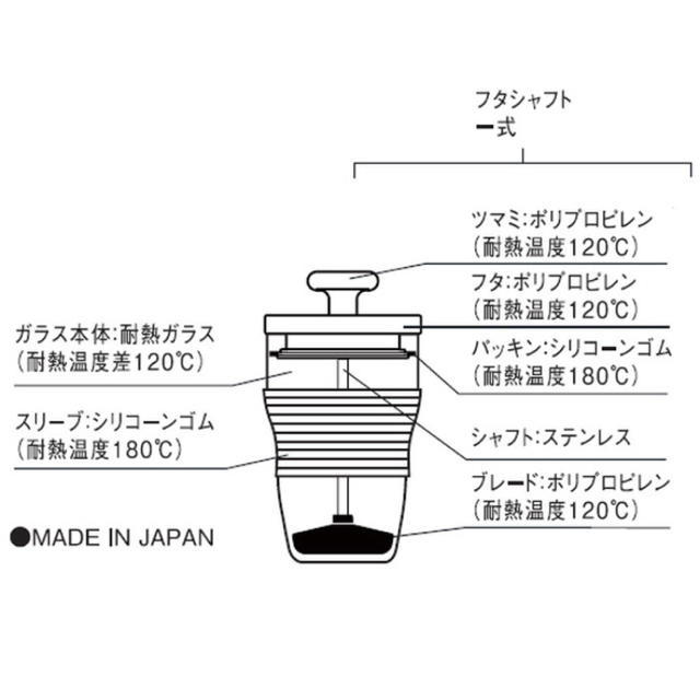 HARIO(ハリオ)のハリオ (HARIO) フルーツスムージーメーカー インテリア/住まい/日用品のキッチン/食器(調理道具/製菓道具)の商品写真