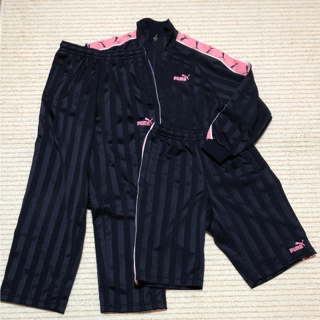 PUMA(プーマ)のPUMAジャージ3点セット キッズ/ベビー/マタニティのキッズ服女の子用(90cm~)(その他)の商品写真