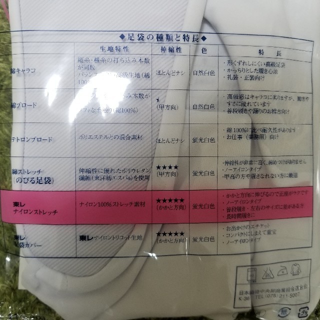 ストレッチ足袋M レディースの水着/浴衣(和装小物)の商品写真