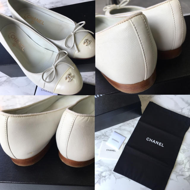 美品*CHANEL*シャネル*フラットシューズ*バレリーナ*パンプス*靴 美品*CHANEL*シャネル*フラットシューズ*バレリーナ*パンプス*靴