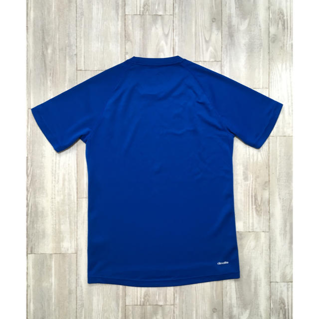 adidas(アディダス)のadidasアディダスTシャツカットソースポーツウェアMサイズブルー メンズのトップス(Tシャツ/カットソー(半袖/袖なし))の商品写真