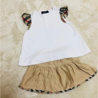 バーバリー(BURBERRY)のバーバリー トップス、スカートセット(シャツ/カットソー)