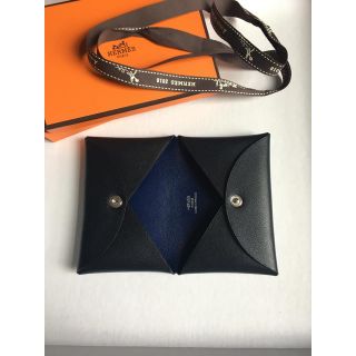 エルメス(Hermes)のHermes エルメス Calvi カルヴィ カードケース(名刺入れ/定期入れ)