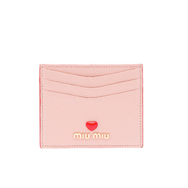 miumiu パスケース カードケース ハート ♡ ラブレター型 ピンク 春の ...