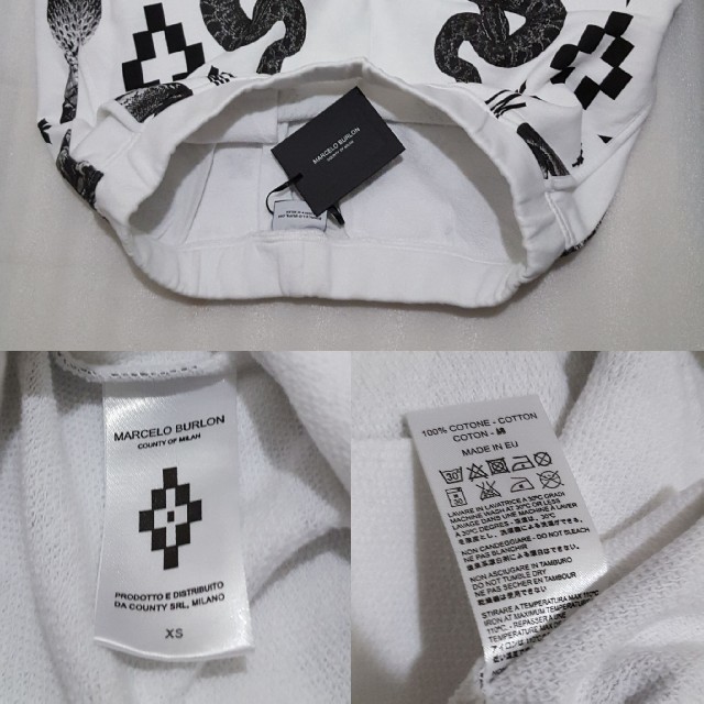 MARCELO BURLON 新品マルセロバーロン ハーフパンツ xsの通販 by