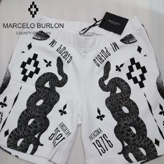 マルセロブロン(MARCELO BURLON)の【新品】マルセロバーロン　ハーフパンツ xs(ショートパンツ)