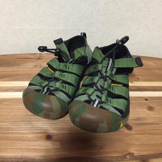 キーン(KEEN)のkeen キッズ   カモフラ  19.5cm(サンダル)