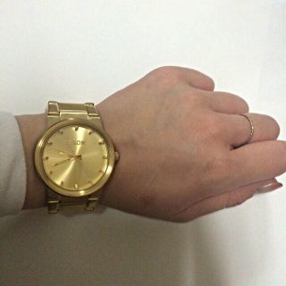 ニクソン(NIXON)のNIXON ゴールド時計(腕時計)