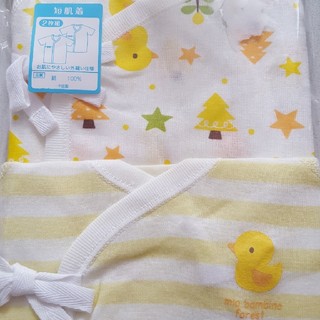 ニシマツヤ(西松屋)のベビー服(新生児)50～60　　　2枚組(肌着/下着)