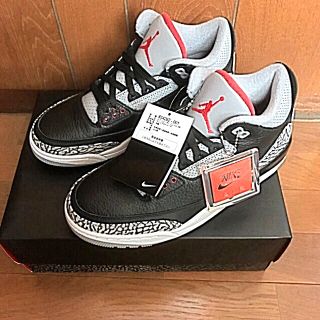 NIKE AIR JORDAN 3 ブラックセメント　27cm