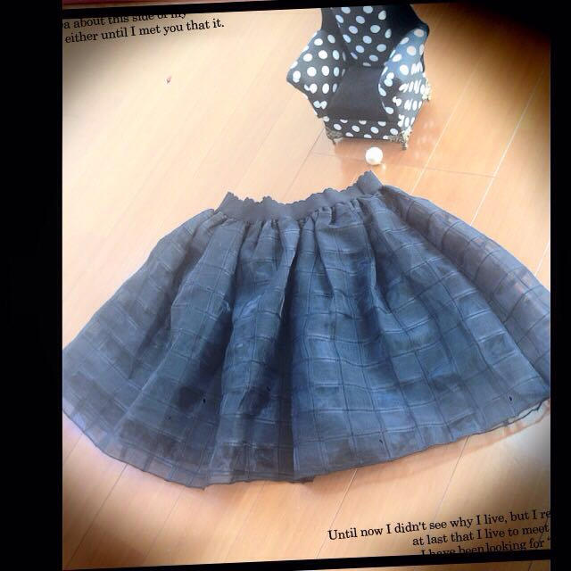 チュールスカート＊フリル＊ECURY レディースのスカート(ミニスカート)の商品写真