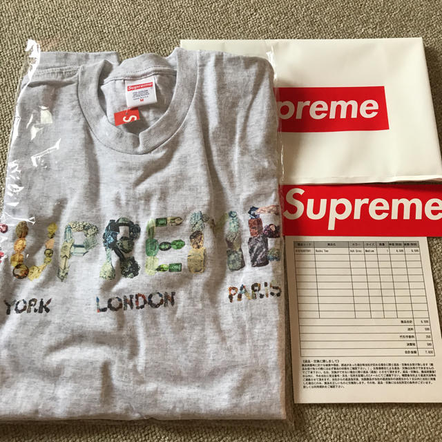 Supreme(シュプリーム)のsupreme rocks tee ash grey Mサイズ メンズのトップス(Tシャツ/カットソー(半袖/袖なし))の商品写真