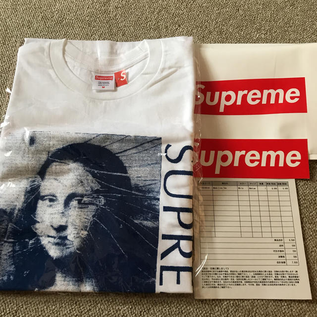 Supreme(シュプリーム)のsupreme mona lisa tee white Mサイズ メンズのトップス(Tシャツ/カットソー(半袖/袖なし))の商品写真