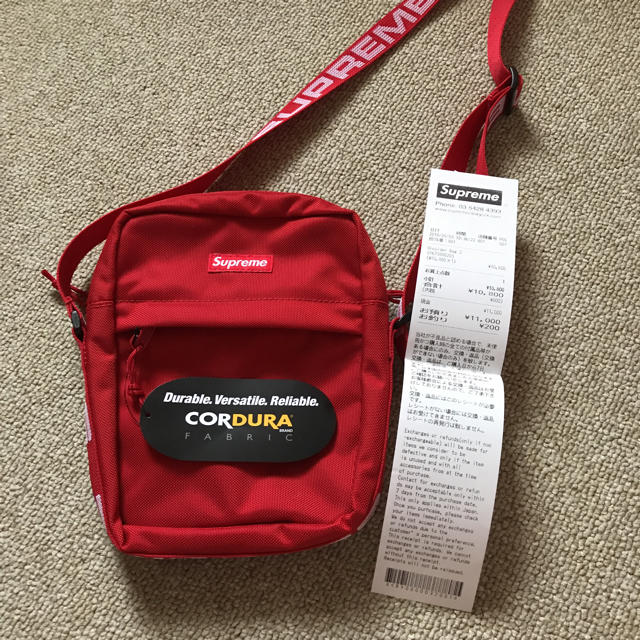 Supreme(シュプリーム)のsupreme shoulder bag red 18ss メンズのバッグ(ショルダーバッグ)の商品写真