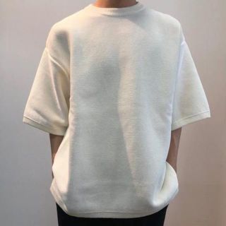 ヤエカ(YAECA)の18ss crepuscule クレプスキュール tuck knit(Tシャツ/カットソー(半袖/袖なし))