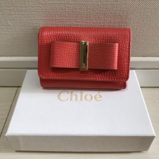 Chloe✳︎クロエリリィ✳︎ 三つ折りリボンミニ財布