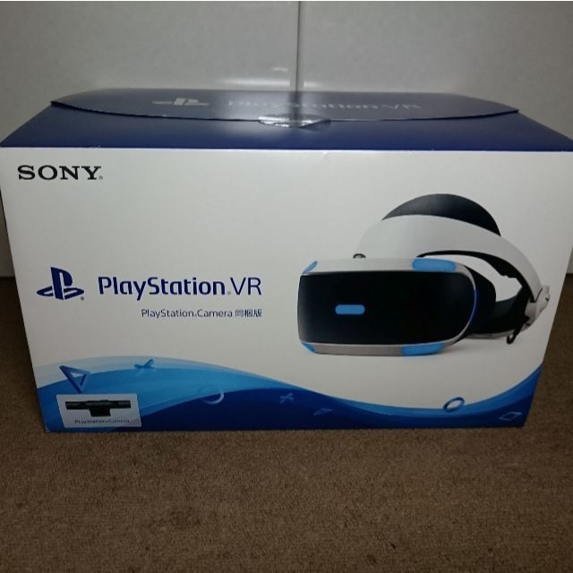 PlayStation VR(プレイステーションヴィーアール)のPS4用 PlayStation VR カメラ同梱版 CUHJ-16003    エンタメ/ホビーのゲームソフト/ゲーム機本体(家庭用ゲーム機本体)の商品写真