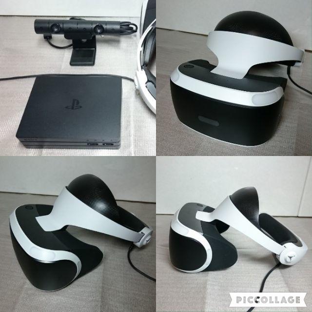 PlayStation VR(プレイステーションヴィーアール)のPS4用 PlayStation VR カメラ同梱版 CUHJ-16003    エンタメ/ホビーのゲームソフト/ゲーム機本体(家庭用ゲーム機本体)の商品写真