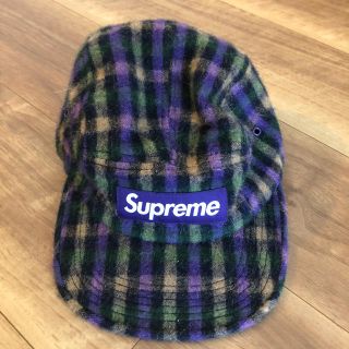 シュプリーム(Supreme)のsupreme wool plaid camp cap 15AW(キャップ)