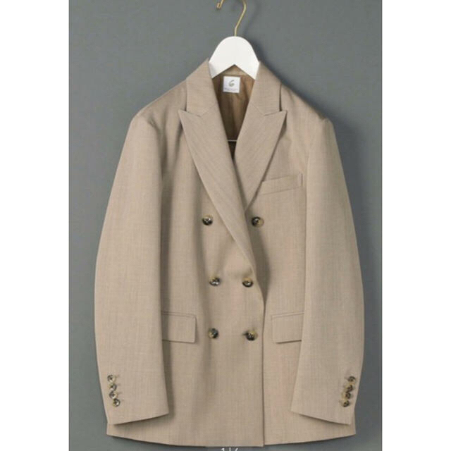 ROKU 6(ROKU)>DOUBLE PEAKED LAPEL JACKET-