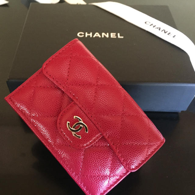 最大10%OFFクーポン 新品未使用 シャネル - CHANEL 三つ折り財布