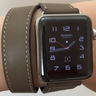 エルメス(Hermes)の【HERMES Apple Watch】レザーバンド 38mm(レザーベルト)