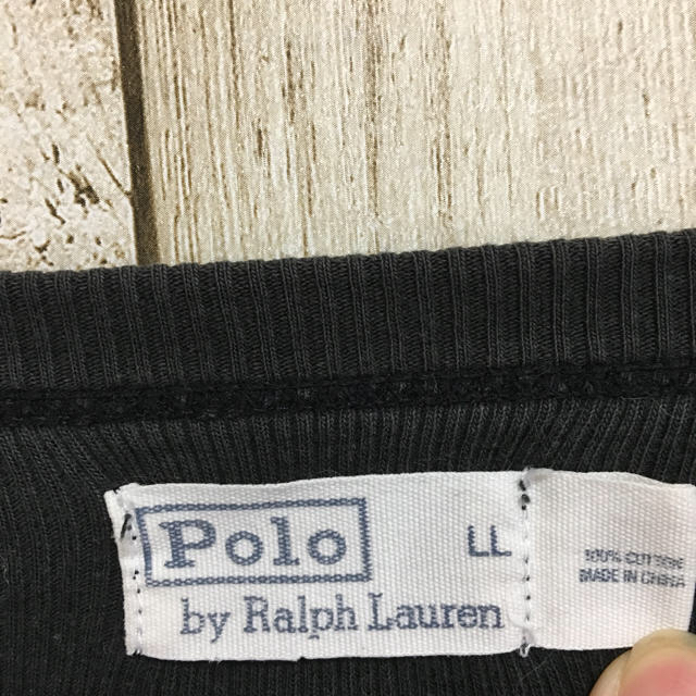 POLO RALPH LAUREN(ポロラルフローレン)のラルフローレン Polo Vネック Tシャツ LL レディースのトップス(Tシャツ(半袖/袖なし))の商品写真